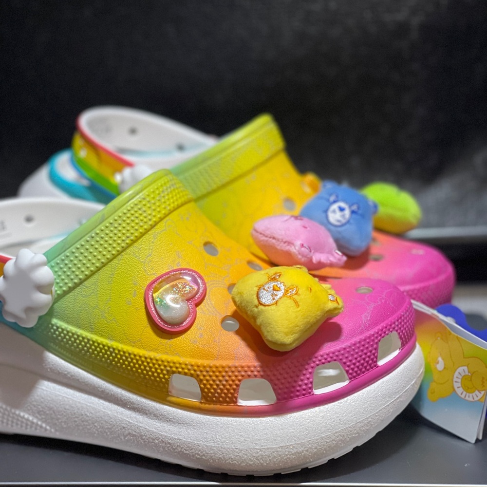 Colorful Kids Clogs with Charms